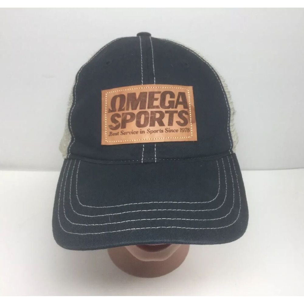 Omega Sports mesh back Blue snapback baseball Trucker Athletic‎ cap